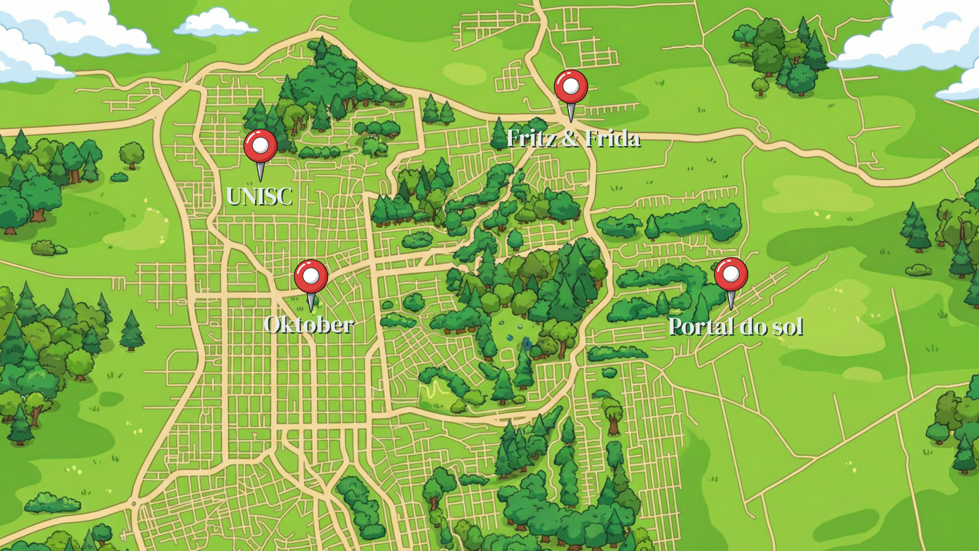 Mapa de proximidade — Portal do Sol